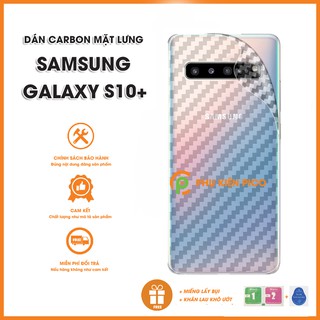 dán mặt lưng samsung s10 plus - dán carbon mặt lưng samsung galaxy s10 plus vân 3d