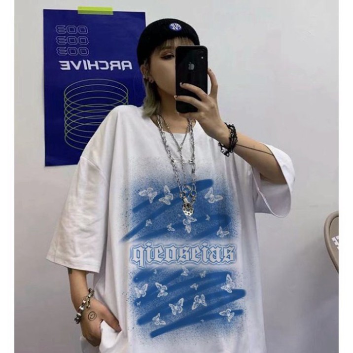 ÁO THUN, ÁO PHÔNG TAY LỠ UNISEX FORM RỘNG OVERSIZE NELLY ANIME M851 DH SHOP SUPERSALE