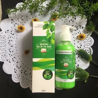 Mặt nạ tươi sữa dê trà xanh