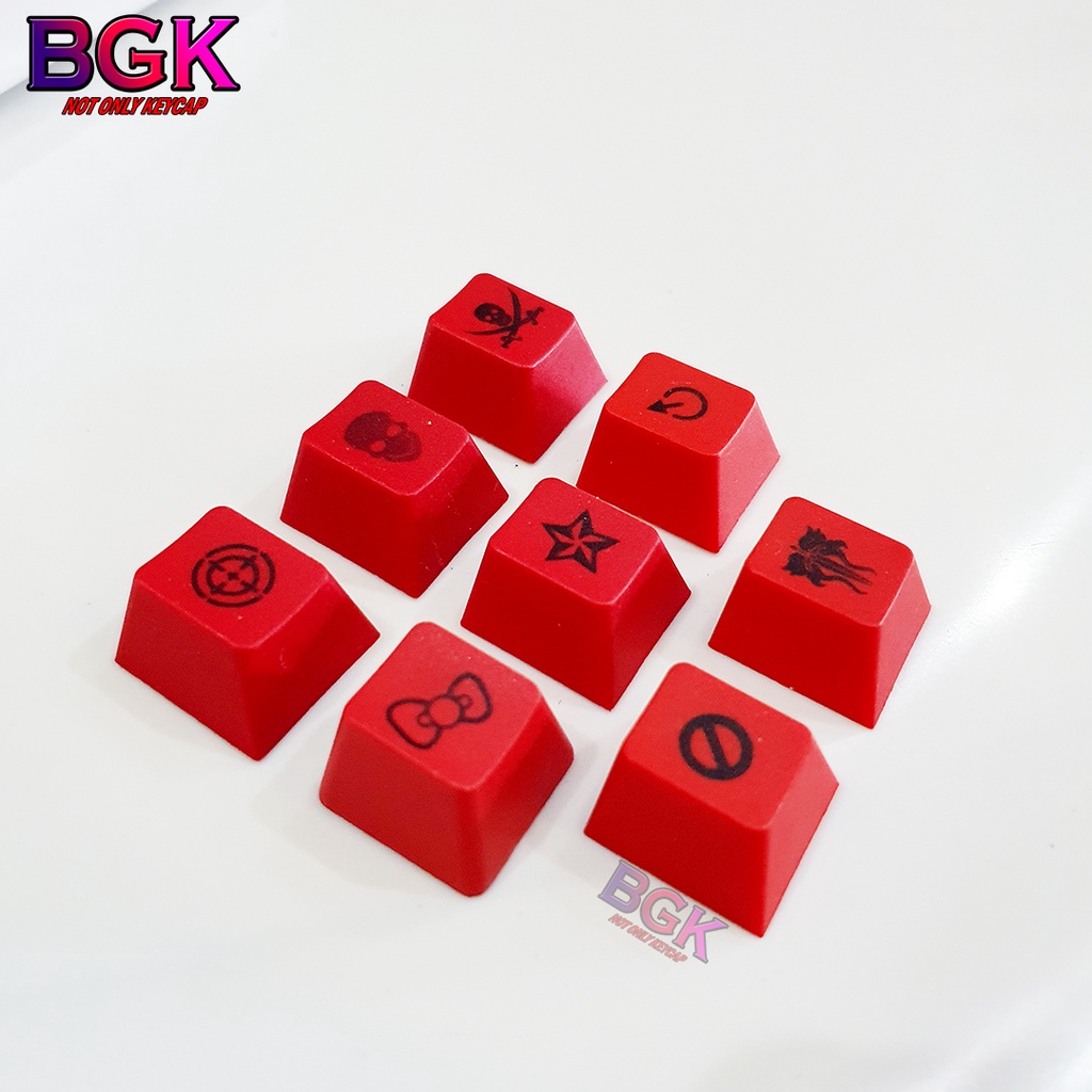 Keycap Lẻ Màu Đỏ Tươi Cherry profile in dye sub