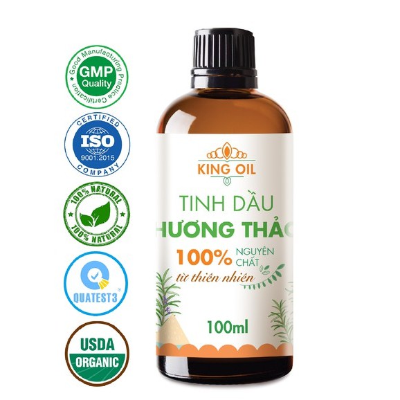 Tinh dầu hương thảo nguyên chất 100% từ thiên nhiên, xông phòng, đuổi muỗi - KingOil