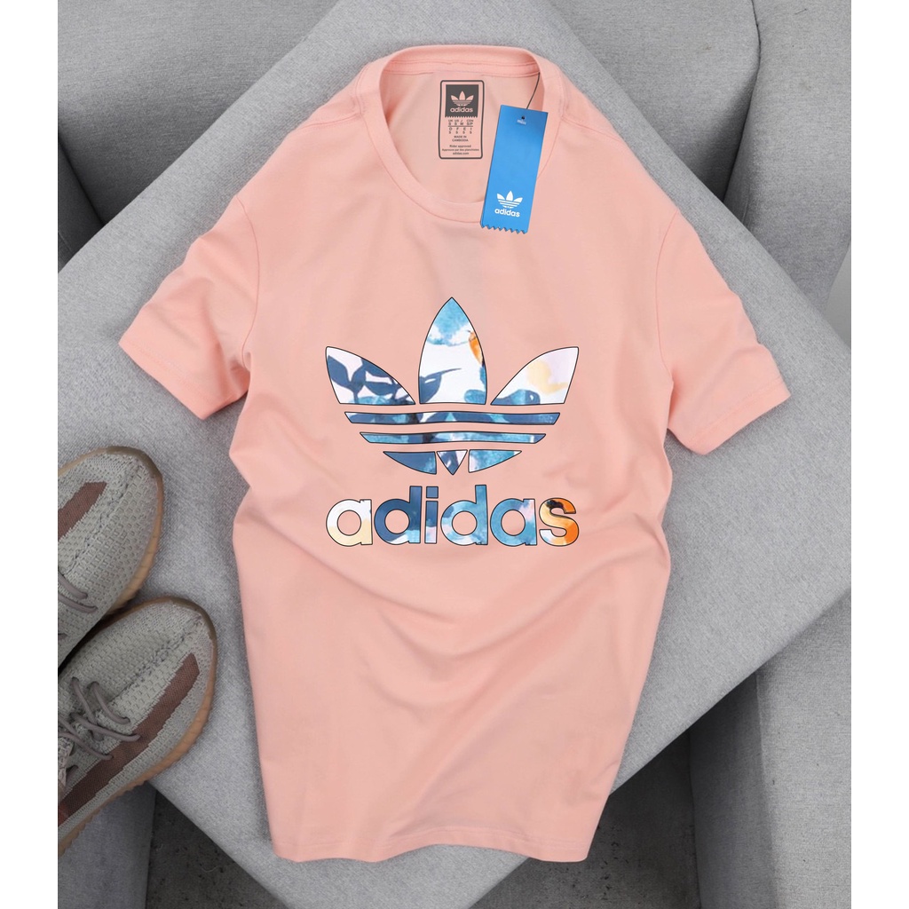 Sale 50% áo thun adidas màu hồng xuất dư hàng vnxk full size 43kg - 95kg