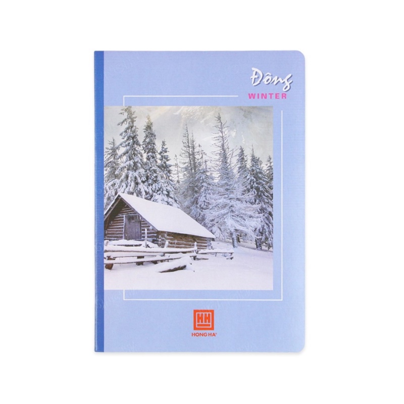 Vở kẻ ngang 120 trang Hồng Hà cao cấp - 4 mùa - giấy trắng - 1 quyển - vở ghi chép học sinh - MIYABI STORE
