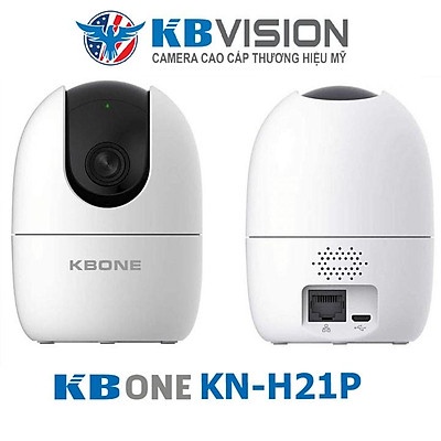 Camera IP Wifi KBONE KN-H21P 1080p xem, giám sát từ xa qua điện thoại, máy tính