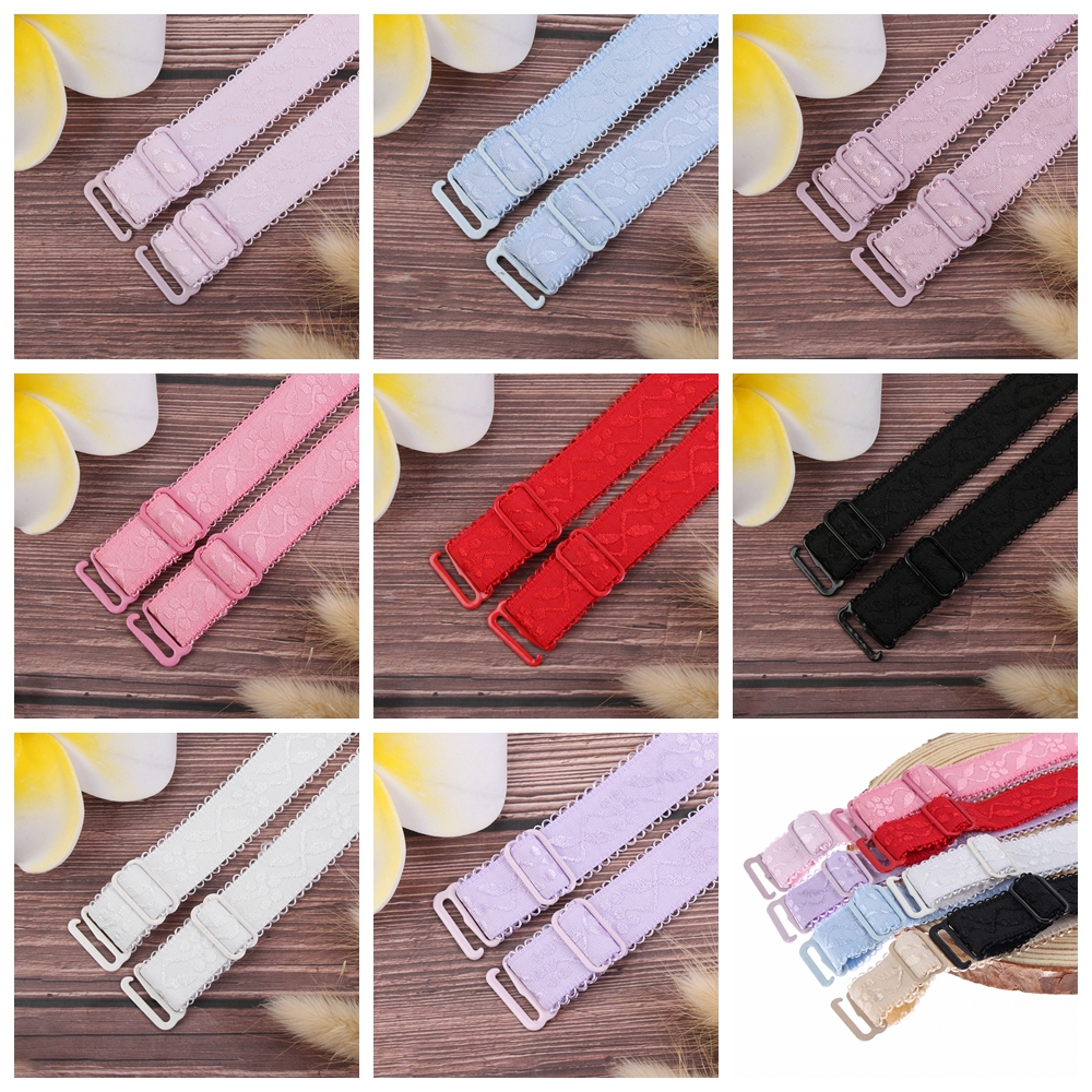 Set 2 Cặp Dây Áo Ngực Co Giãn Cho Nữ