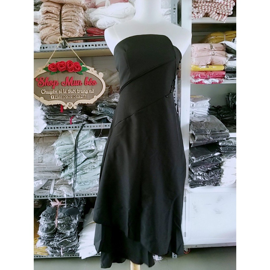 (VIDEO+HÌNH THẬT) Váy Đầm Lengleng Dress Chất Lụa Tuyết Sang Trọng | BigBuy360 - bigbuy360.vn