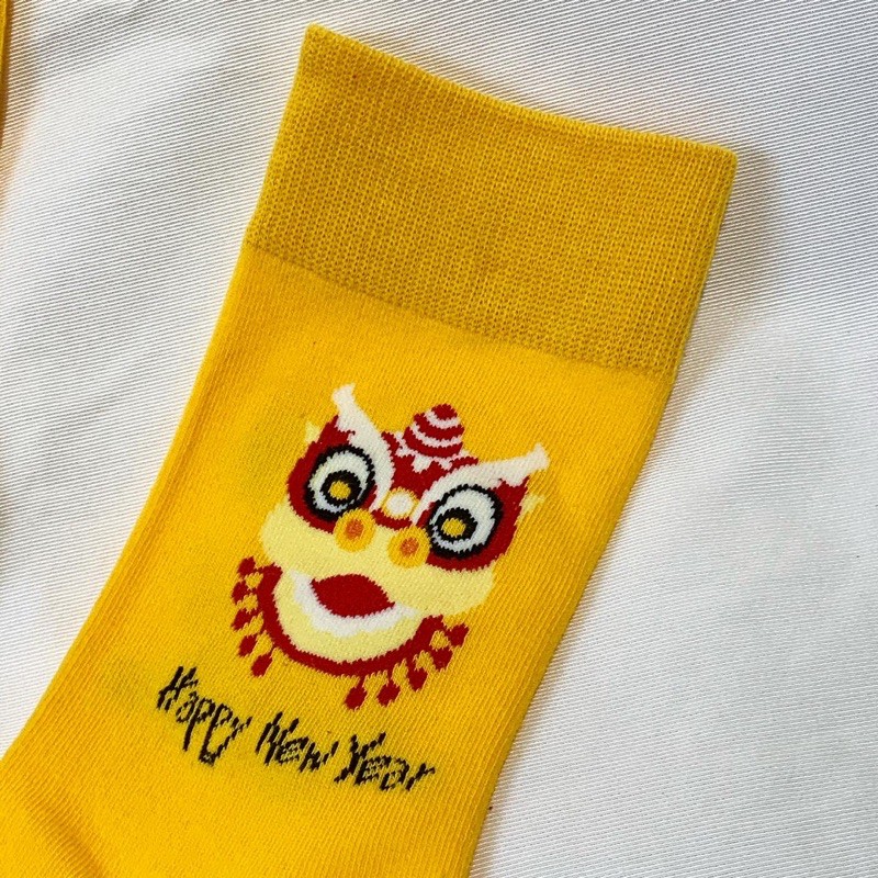 Tất Unisex chủ đề múa lân