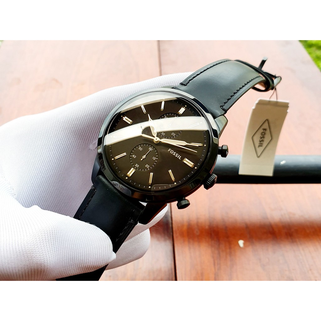 Đồng hồ nam Fossil FS5585 đen cá tính
