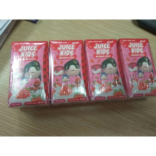 Vỉ sữa trái cây APN Juicekids dâu cam110ml/4000 đồng 1 hộp