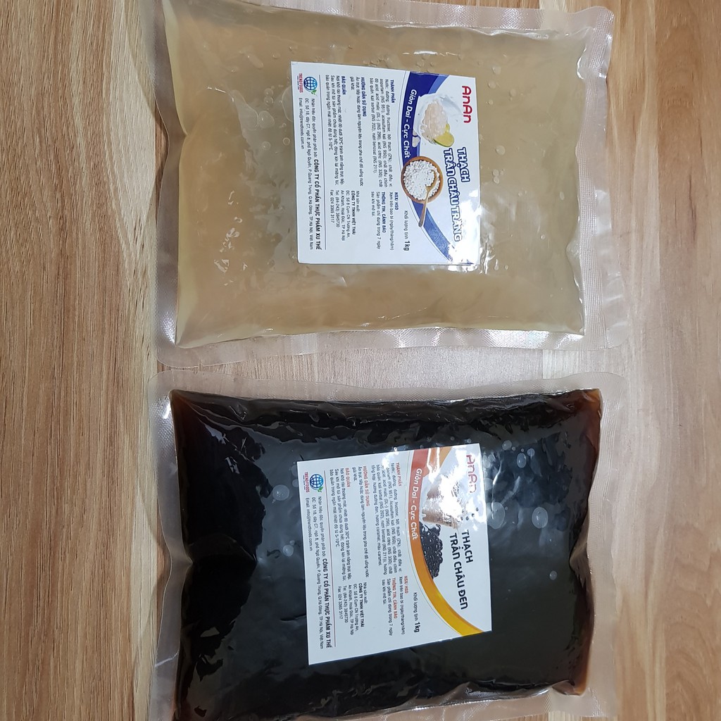 Trân châu 3Q - Trân Châu 3Q ăn liền BKB Giòn Ngon gói 1kg / đường đen