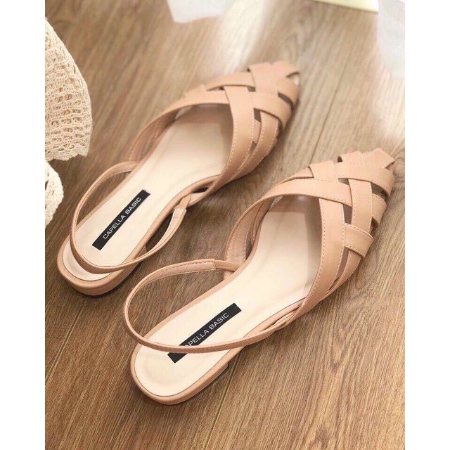 Free Ship Dép nữ đế bệt quai đan siêu xinh 007