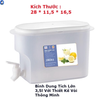 bình nước có vòi 3,5l để tủ lạnh