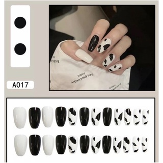 Bộ 24 Móng Tay Giả Phong Cách Thời Thượng Có Kèm Keo Dán