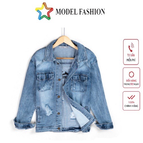 Áo khoác jean nam Model fashion thời trang cao cấp AKJ008