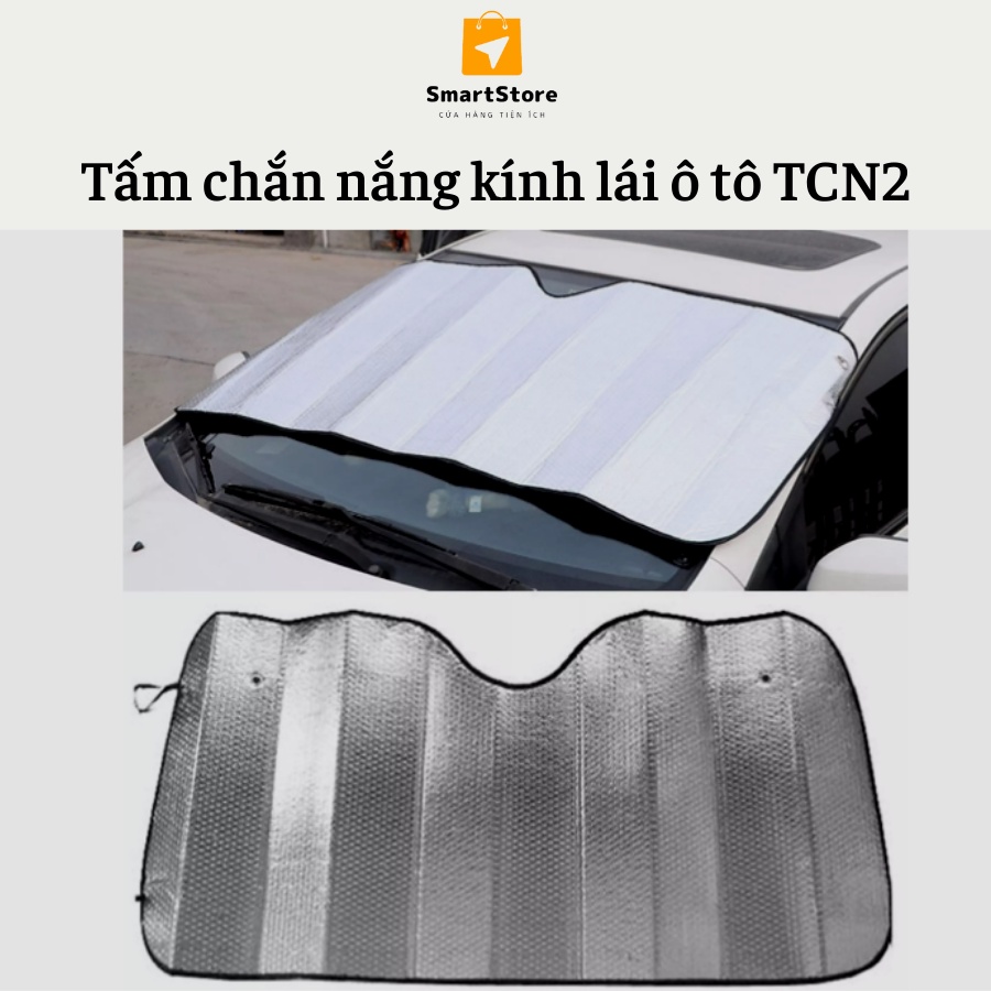 Tấm chắn nắng kính lái, cách nhiệt bảo vệ ô tô TCN02 tránh tia UV