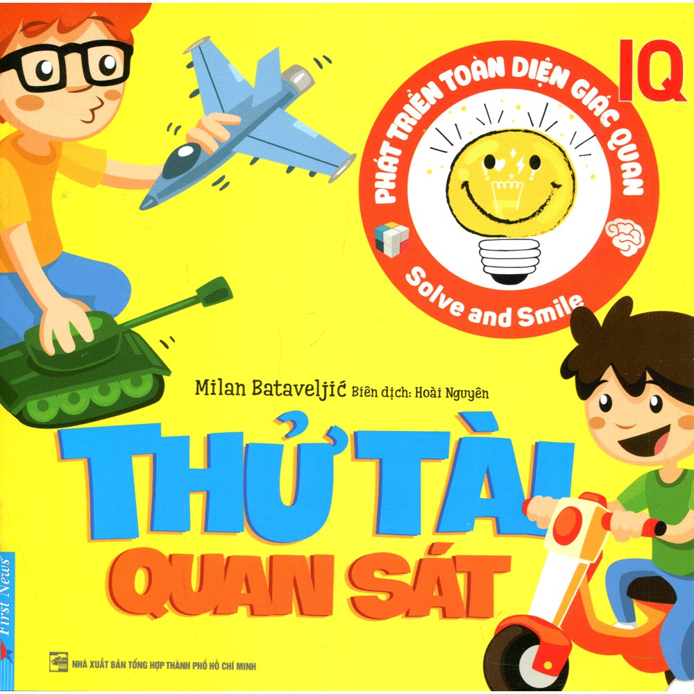 Sách - Phát Triển IQ Toàn Diện Giác Quan - Thử Tài Quan Sát | BigBuy360 - bigbuy360.vn