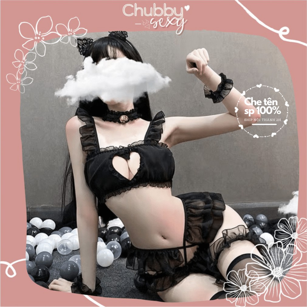 Cosplay Cô Mèo Hoang Gợi Cảm -  Chất Liệu Cao Cấp Kèm Vòng Cổ Chuông - CPL18 - Chubby.Sexy