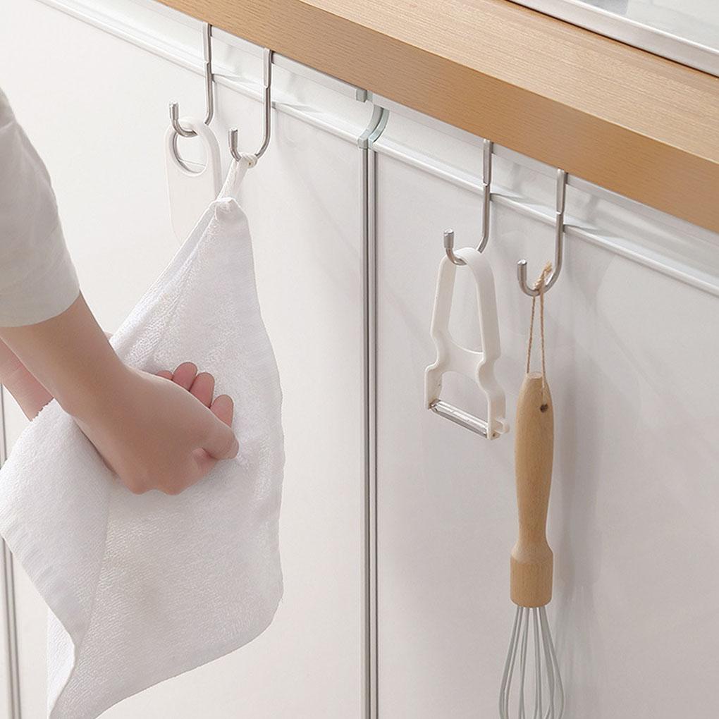 Móc Treo Đồ Hình Chữ S Đa Năng Chống Mài Mòn Không Cần Khoan Lưng