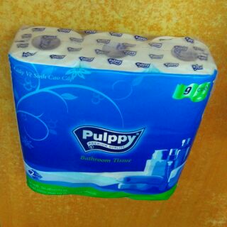 Giấy vệ sinh Pulppy 9 cuộn 2 lớp