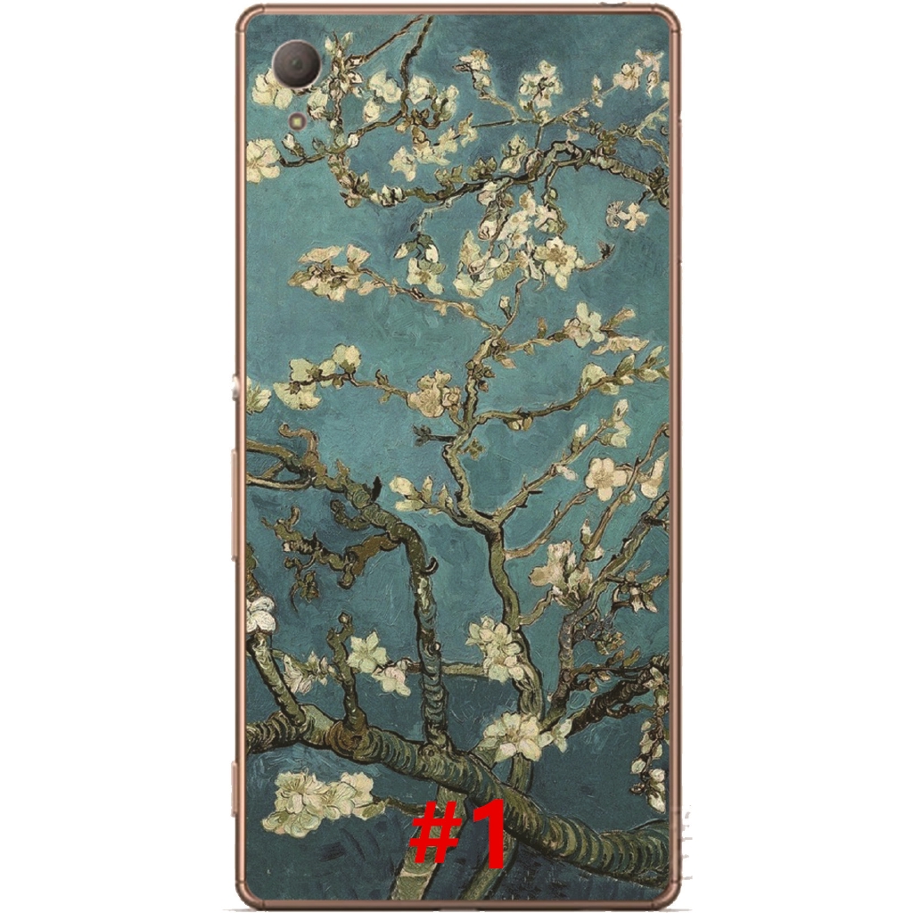 Ốp điện thoại TPU mềm hình tranh sơn dầu Van Gogh cho Sony Z5 Z4 Z3 Z2 Z1