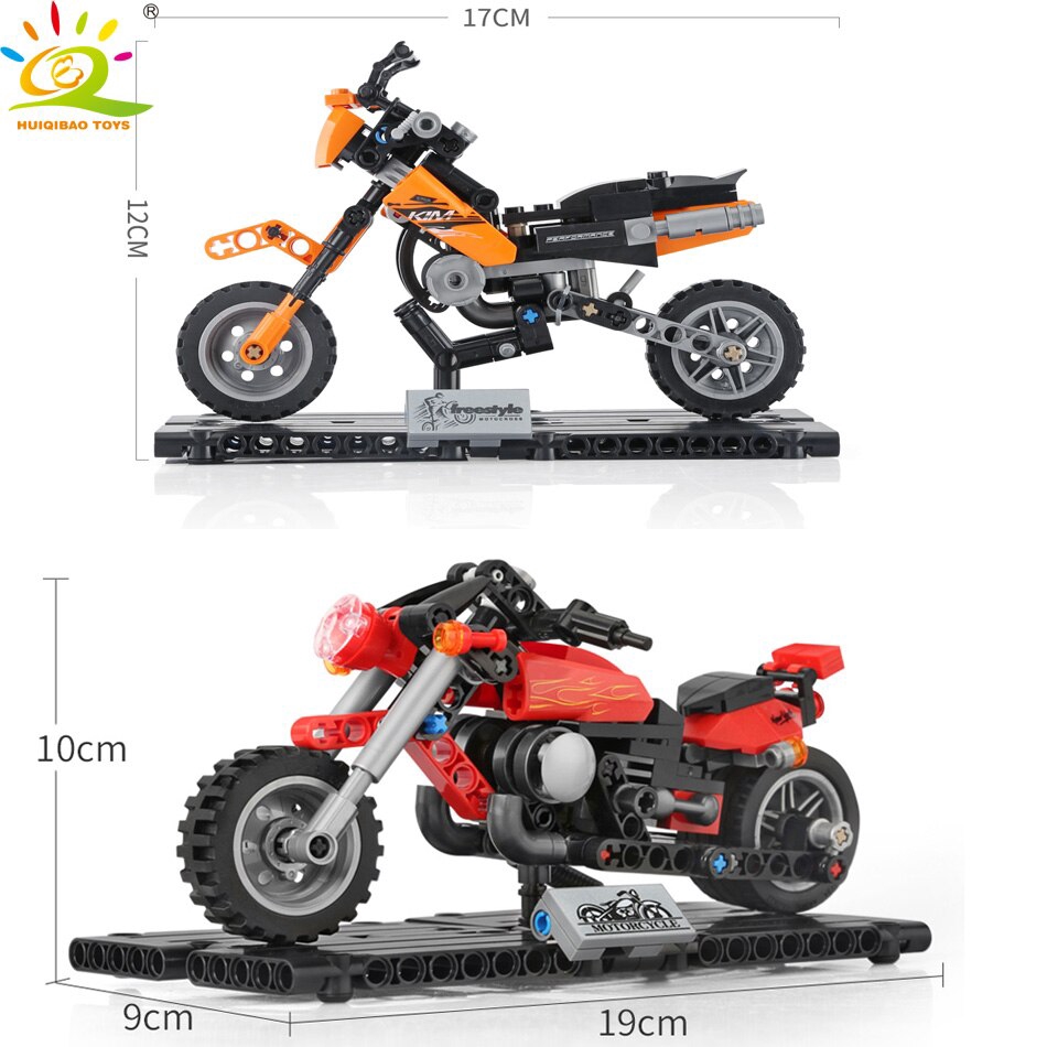 Bộ đồ chơi lắp ráp xe máy legoed technic