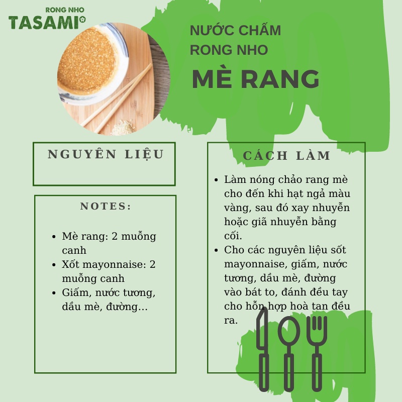 Gói 35gram Rong Nho Tách Nước Tasami Công Nghệ Tách Nước Tiêu Chuẩn Nhật Bản