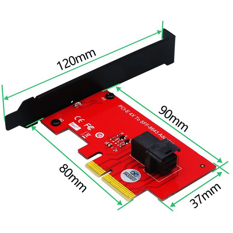 Thẻ Chuyển Đổi Pci Express 4x Sang Sff-8643 U2 Nvme Ssd Sang Pci-E 4x Cho U.2 Pcie Nvme Ssd Intel | BigBuy360 - bigbuy360.vn