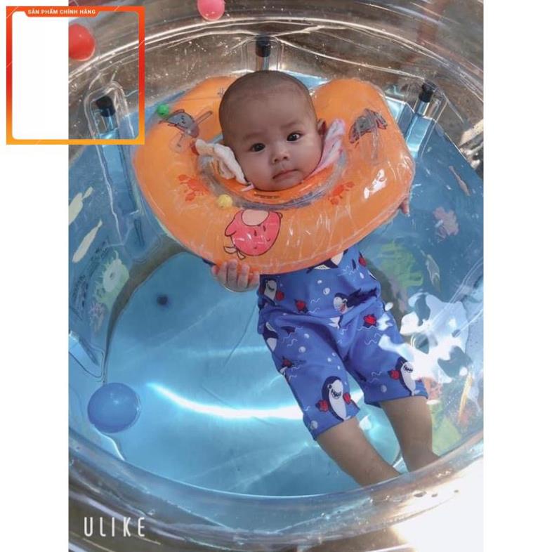 Bể bơi thành cao Doctor Dolphin loại 1 kích thước 80x80cm tặng kèm phao cổ, bơm tay, miếng vá. hàng full box loại 1.