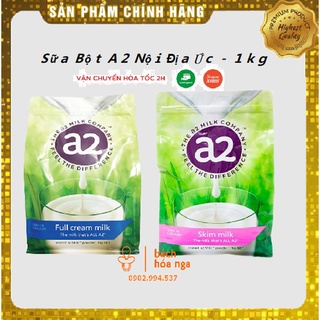 Sữa Bột A2 Nguyên Kem/Tách Béo Nội Địa Úc Gói 1kg