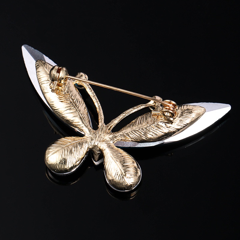 Ghim Cài Áo Hình Bướm Đính Đá Pha Lê Phong Cách Mới 2022