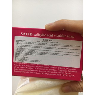 Bánh xà phòng tắm SATID SOAP 80g
