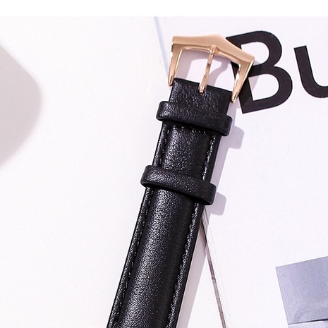 Đồng hồ nữ Guou dây da đen mặt số ngọc viền mạ vàng chính hãng chống nước giá rẻ | BigBuy360 - bigbuy360.vn