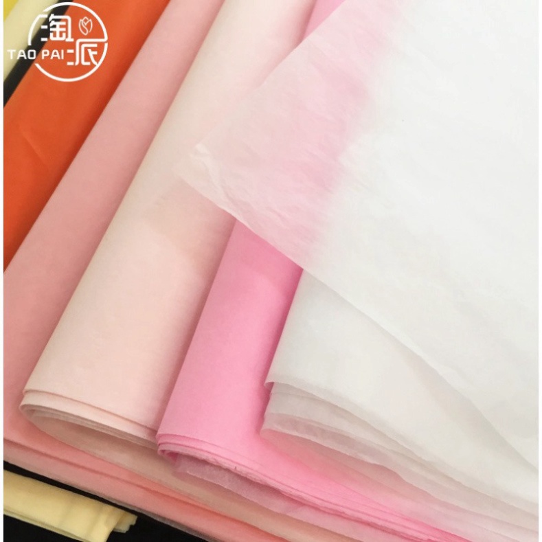 50 Tờ giấy gói mếch trắng 60x60cm gói lót hoa xinh xắn - phụ kiện gói hoa -handmade