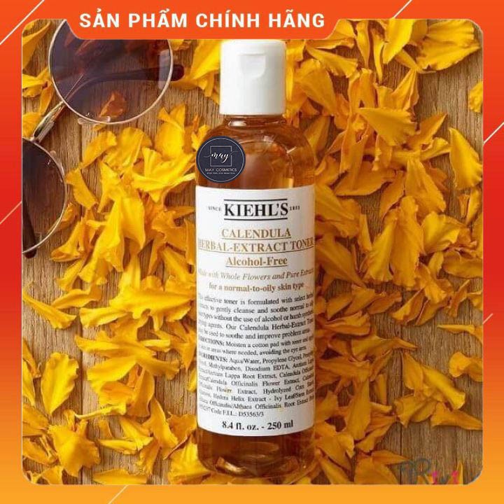Toner hoa cúc Kiehl’s Calendula Herbal Extract Alcohol 250ml/500ml- Tone trắng da