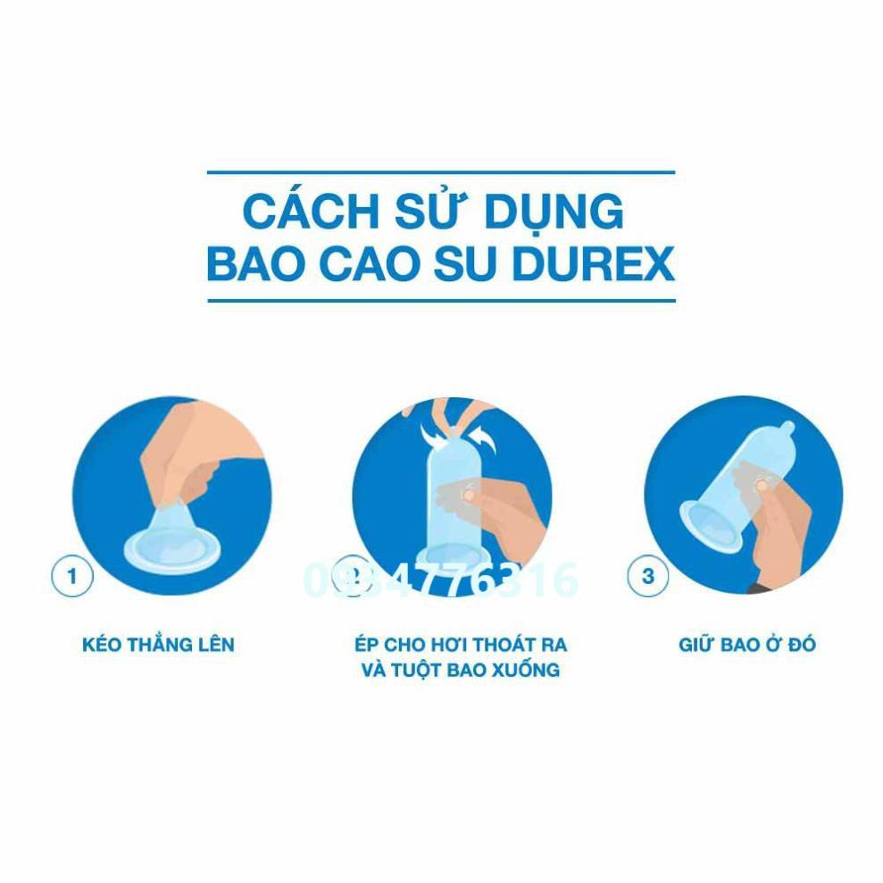 ✅ Bao cao su Durex Kingtex Hộp 3-12 bao