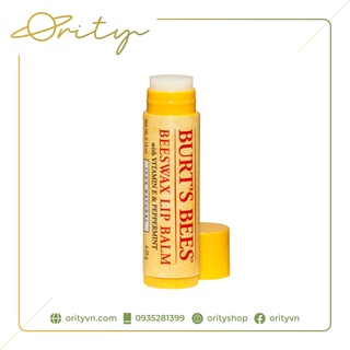 Son dưỡng môi không màu Burt's Bees Moisturing Lip Balm 100% Natural - 4.25g/thanh