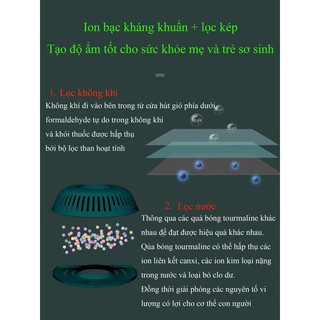Máy phun sương tạo độ ẩm khuếch tán tinh dầu cao cấp - Có đèn ngủ, Dung tích 3L - 5L, Sạc USB  CT172A