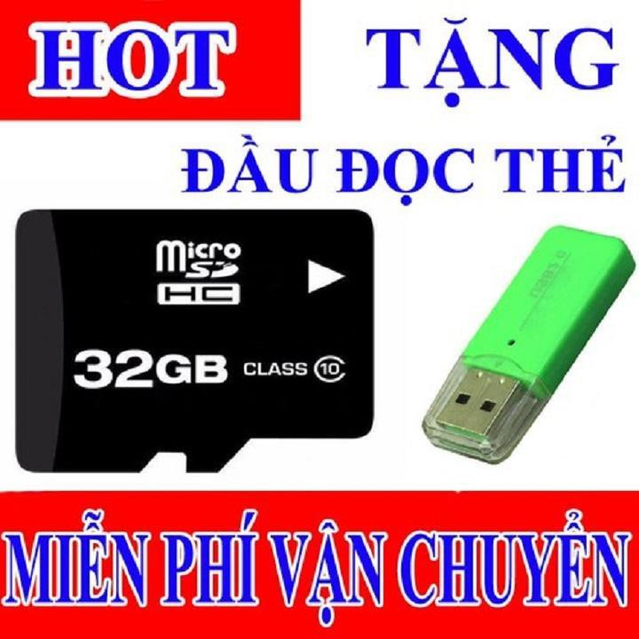 Thẻ Nhớ MicroSDHC Class 10 Tốc Độ Cao -8GB/16GB/32GB 64GB- Thẻ Đen