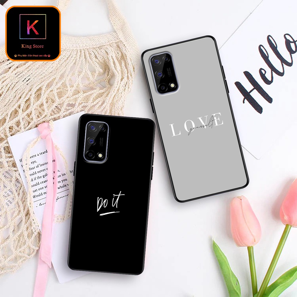 Ốp lưng Oppo Realme V5 5G - Ốp Oppo in hình WordLove - Chất liệu TPU siêu bền