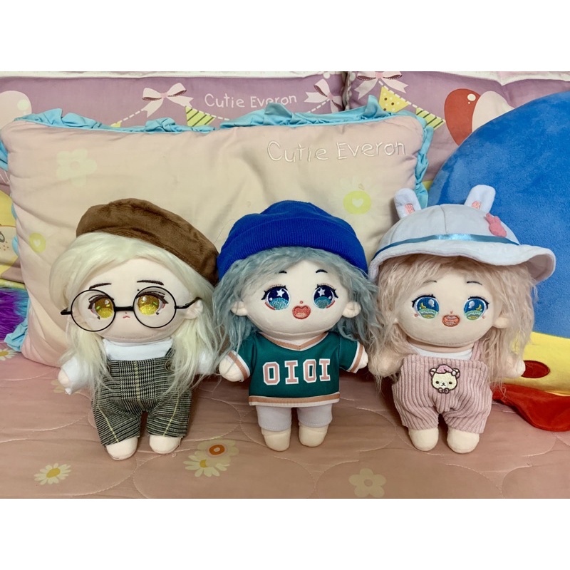 SẴN Búp Bê Doll 20cm nhiều mẫu gấu bông đồ chơi không thuộc tính idol kpop thú nhồi bông bé trai gái outfit baby