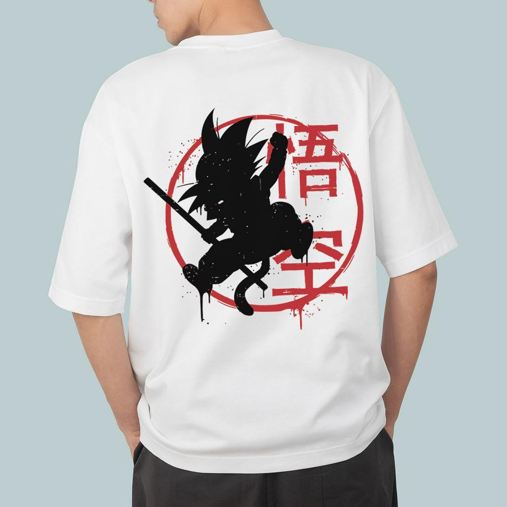 Áo Thun Songoku HAVANA Form Rộng In Hình Anime Dragon Ball Vải Cotton Nam Nữ Unisex Mã 059