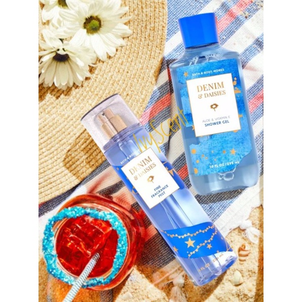 Gel Tắm Nước Hoa Bath &amp; Body Works Shower Gel - Firecracker POP | Bonfire Bash | Denim &amp; Daisies