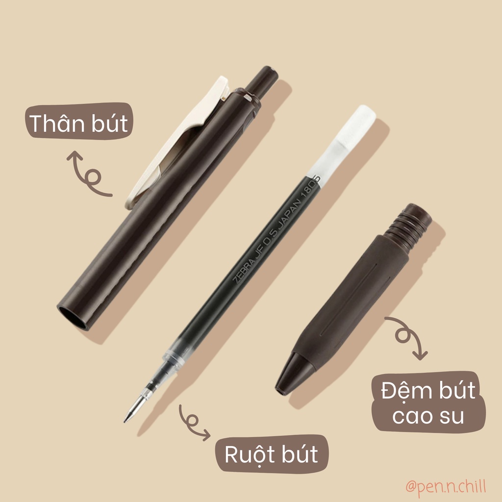 Bút Gel Sarasa Vintage Gel Pen - Cỡ Ngòi 0.5mm