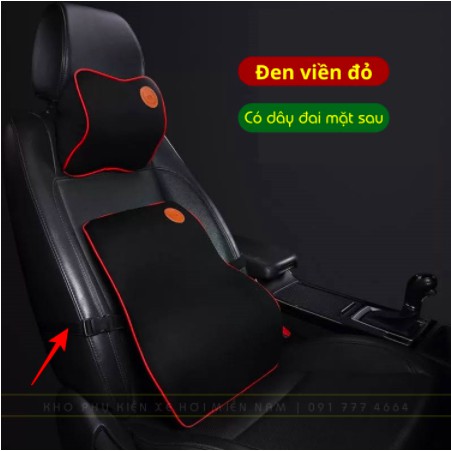 [QUÀ TẶNG 01 MÓC DÁN TƯỜNG] CHÍNH HÃNG FM | COMBO Bộ Gối Tựa Đầu và Tựa Lưng Cao Su Non Nguyên Khối Cao Cấp Siêu Đàn Hồi | BigBuy360 - bigbuy360.vn