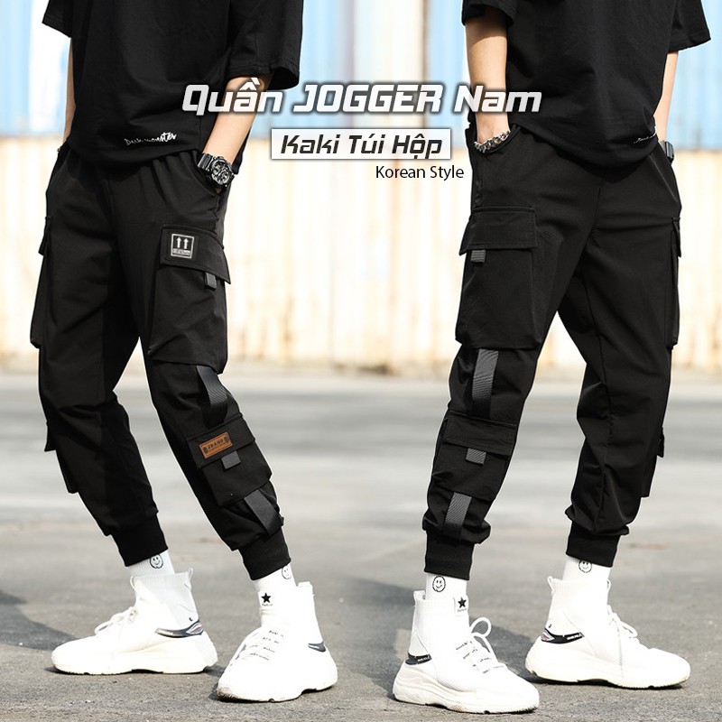 Quần jogger nam nữ thể thao kaki KO&DO mã "KC-R" thô túi hộp kiểu bó ống Hàn Quốc chất vải đẹp ống dài mùa hè