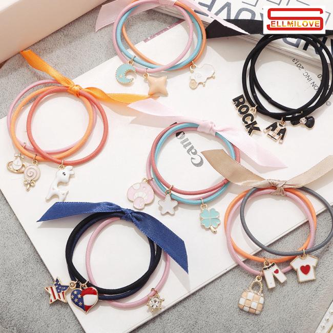 Dây buộc tóc kiểu dáng dễ thương dễ phối đồ
