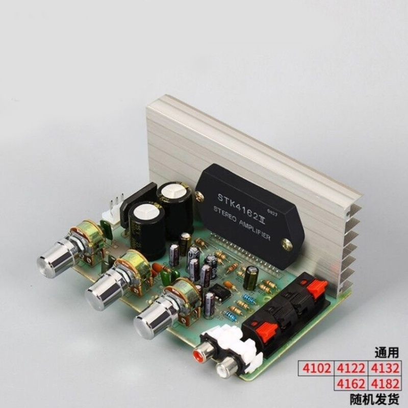 Bảng Mạch Khuếch Đại Âm Thanh Hai Kênh DX-0408 STK 50Wx2 AC 15V-18V