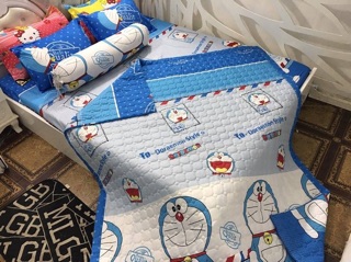 Sét chăn hè + 2 vỏ gối + ga chun
