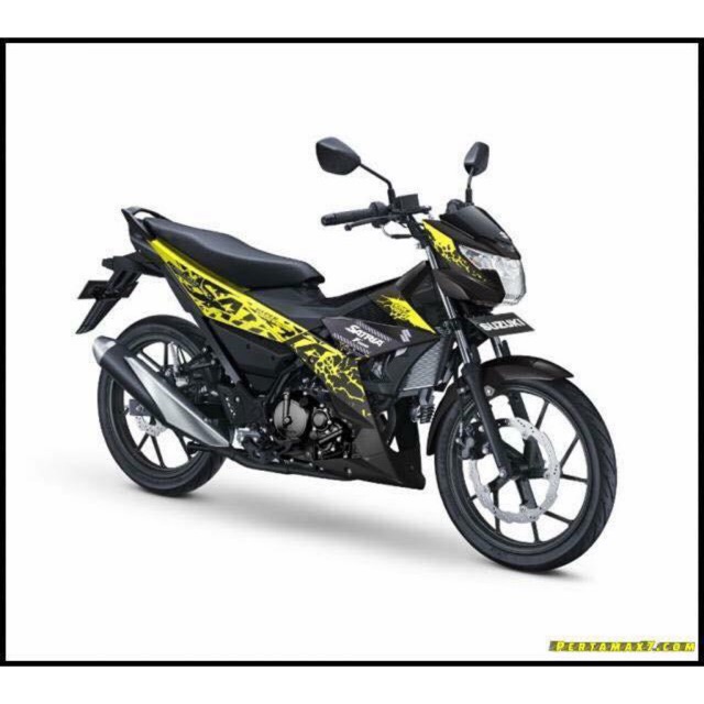 TEM VÀNG ĐEN SATRIA FI (MẪU 2019) CHÍNH HÃNG INDO