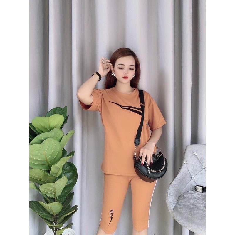 (BÁN GIÁ XƯỞNG XIN ĐÁNH GIÁ) (Có tới size 85kg) Bộ đồ thun lửng, set đồ mặc nhà phong cách thể thao | BigBuy360 - bigbuy360.vn
